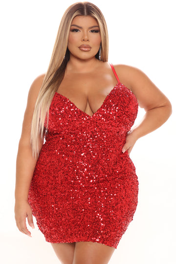 Sequin Plus Size Dress Collection ...